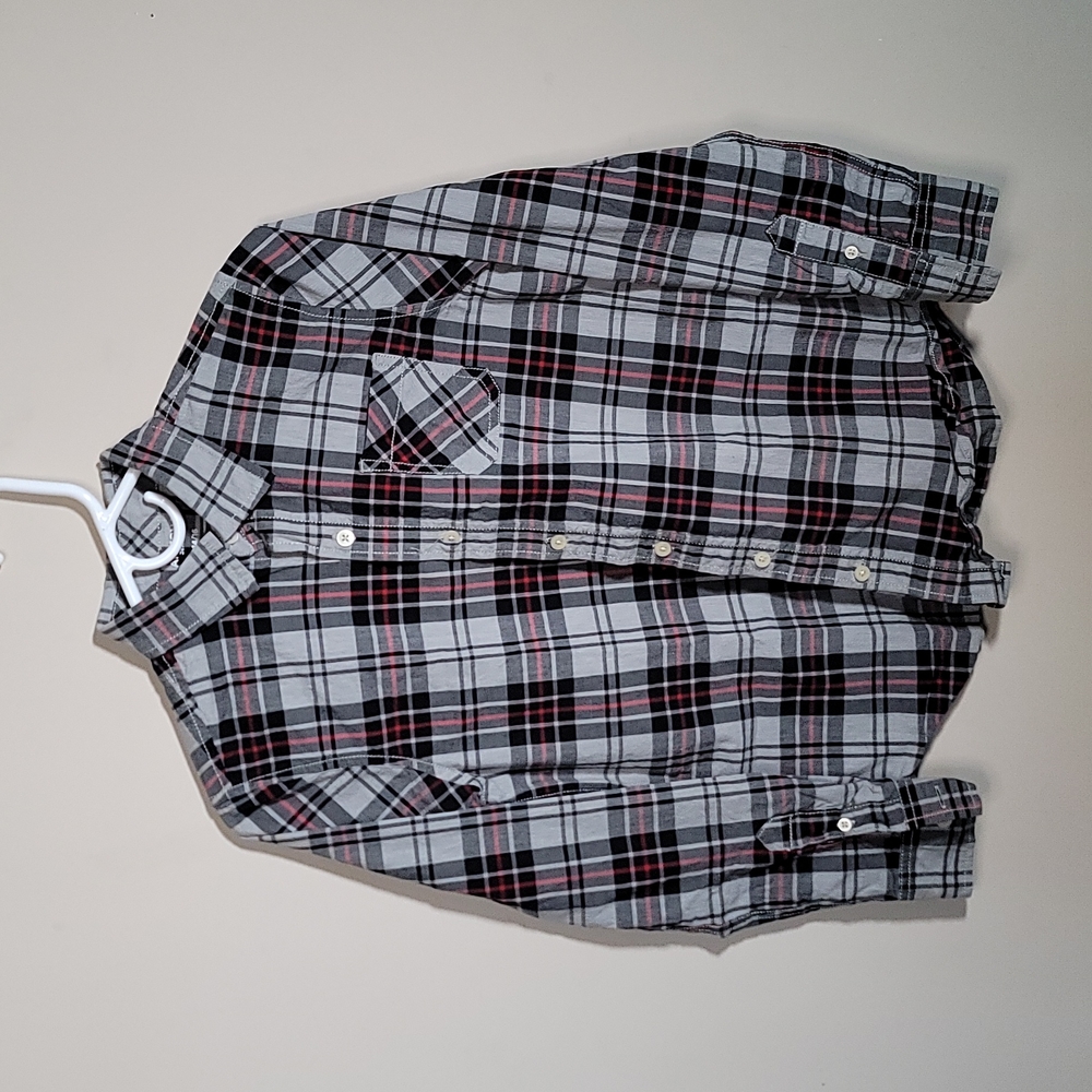 Arizona long sleeve coloured shirt boys size L (14-16) plaied